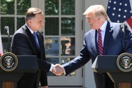 Andrzej Duda i Donald Trump