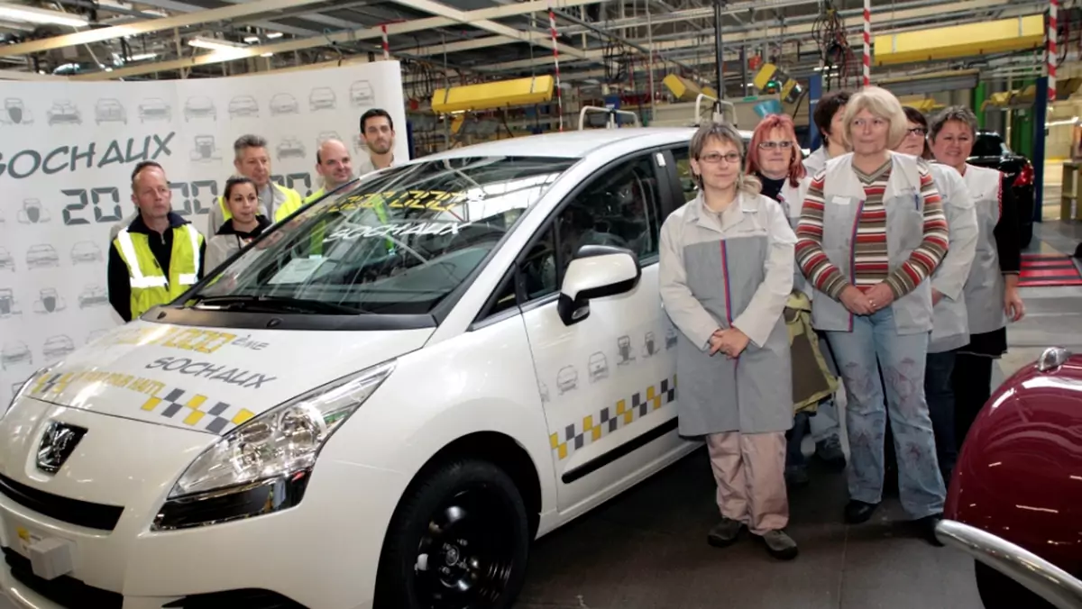 20-milionowy Peugeot z fabryki w Sochaux
