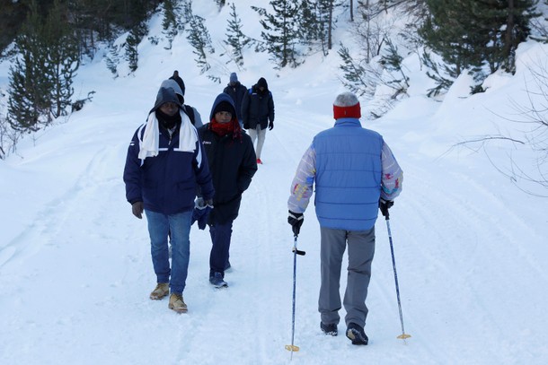 The Wider Image: Migrants risk death crossing Alps to reach France