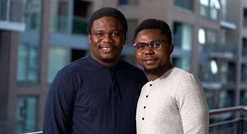 L-R: Tosin Eniolorunda, Co-founder/CEO Moniepoint Inc.; Felix Ike, Co-founder/CTO Moniepoint Inc.