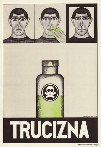 Plakaty z wystawy 'Po pierwsze bezpieczeństwo'