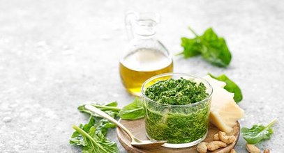 Szpinakowe pesto