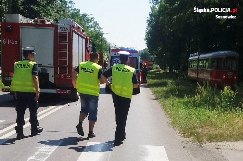 Tragedia w Sosnowcu. Matka odepchnęła dzieci i przyjęła uderzenie. Zginęła na ich oczach