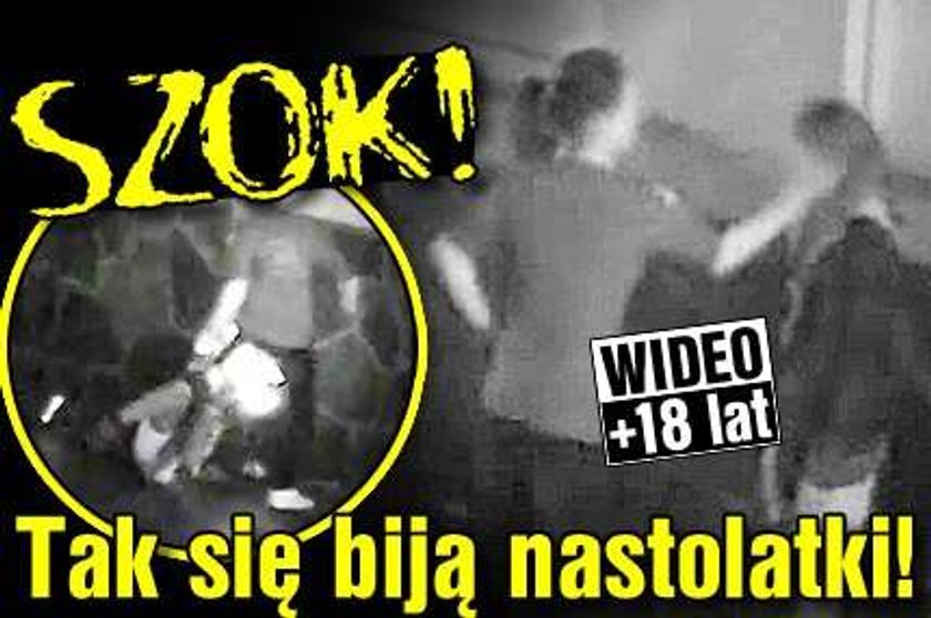 Szok! Tak się biją nastolatki! WIDEO od 18 lat