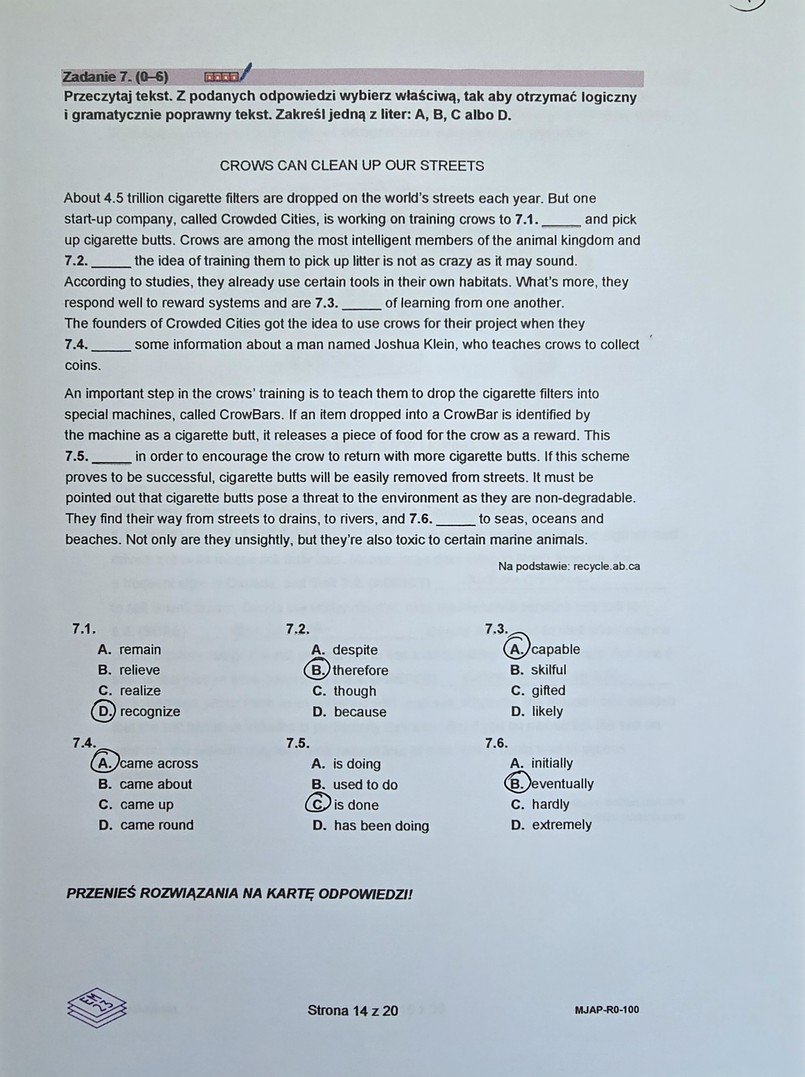 Matura 2024. Język angielski - poziom rozszerzony [ARKUSZE CKE i ODPOWIEDZI]