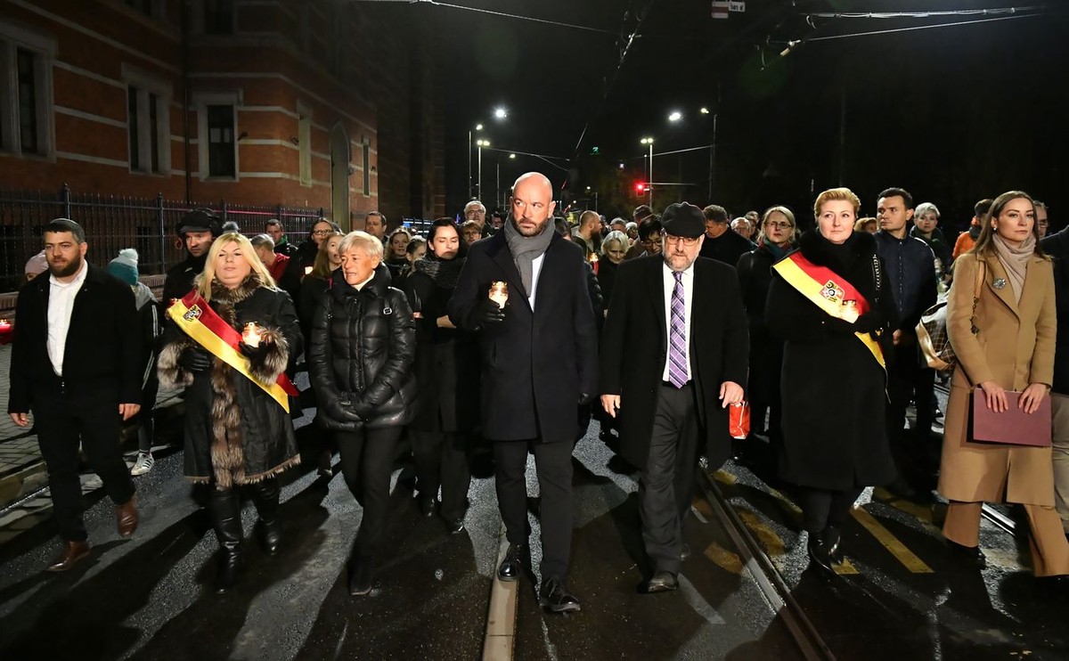 Marsz Wzajemnego Szacunku we Wrocławiu w rocznicę Nocy Kryształowej