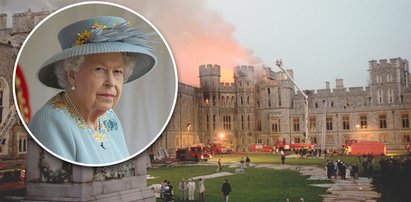 Pożar w zamku Windsor rozdarł serce monarchini. Najważniejsza posiadłość Elżbiety II płonęła w listopadzie 1992 roku