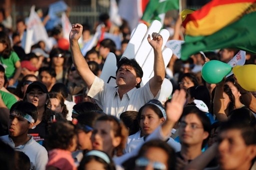 BOLIVIA-CRISIS-DEMO-PEACE