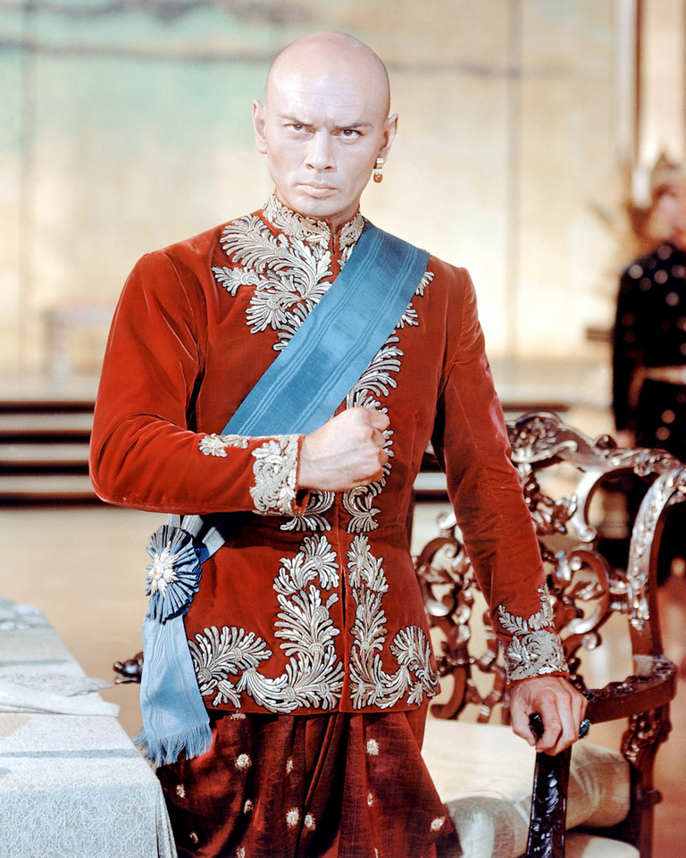 Yul Brynner w filmie "Król i ja" (1956 r.)