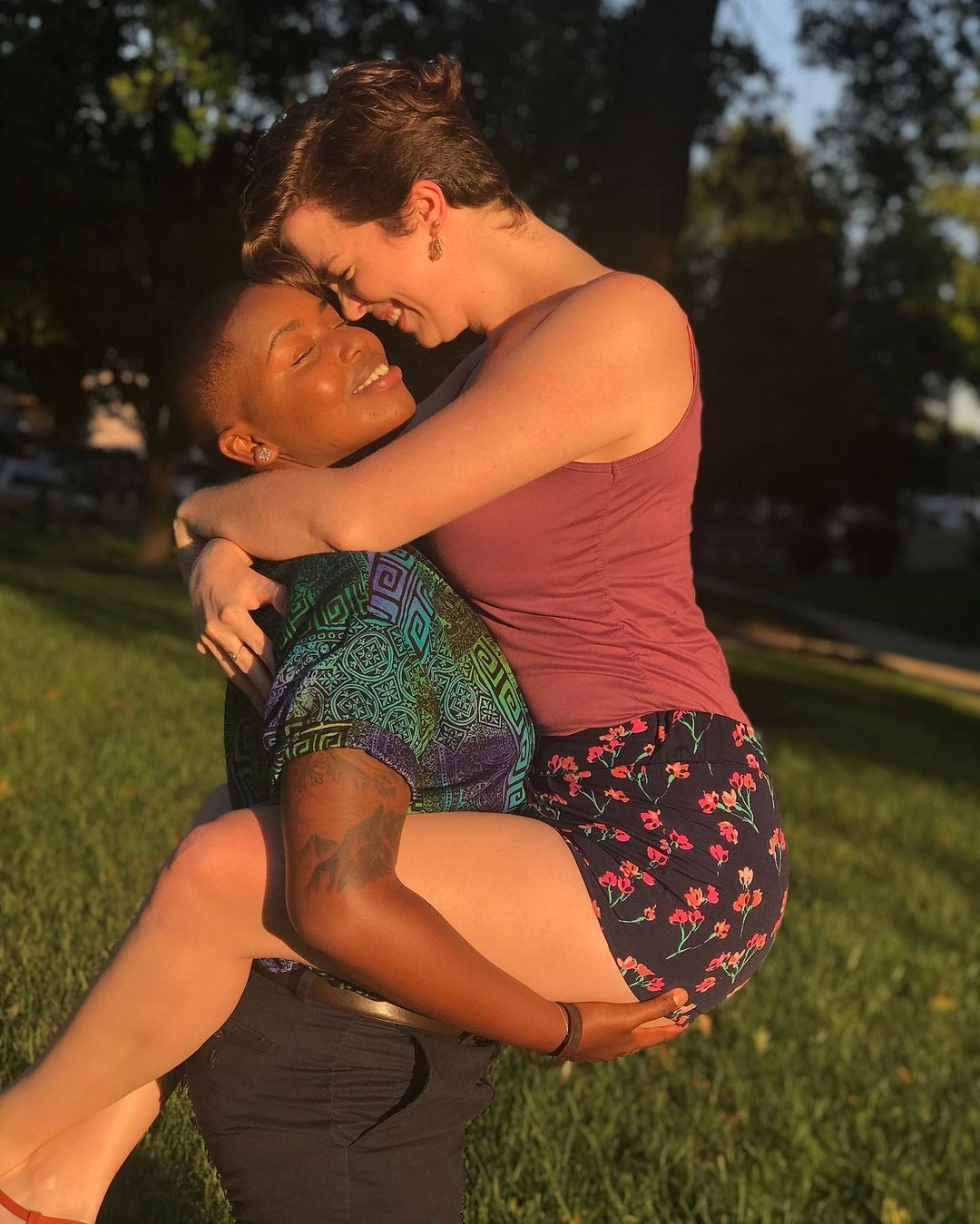 Dame with her partner Majic Dyke