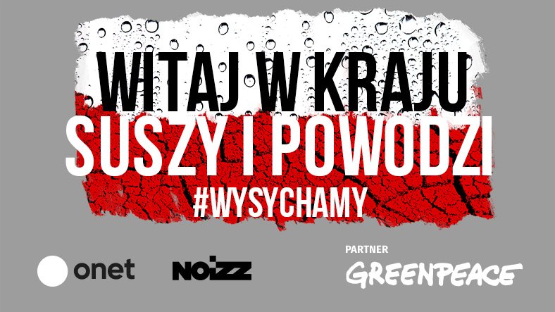 "Wysychamy" to reportaż multimedialny pokazujący problem suszy