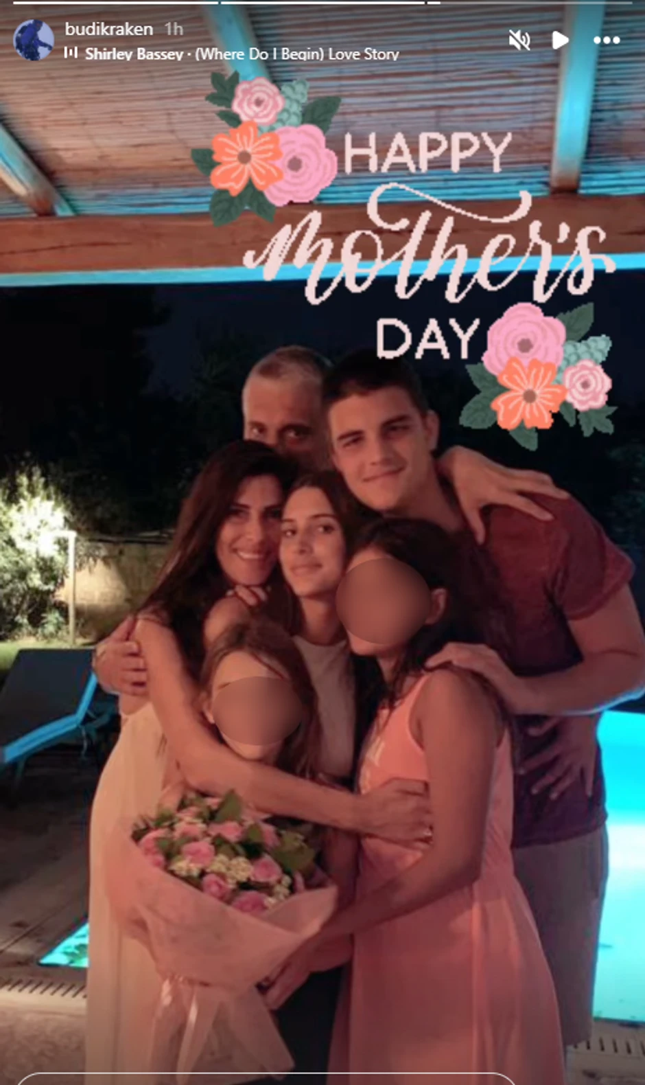 Čeda Jovanović sa porodicom