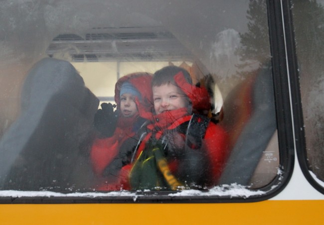 Dzieci z Donbasu idą do szkoły