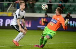 Puchar Polski: Legia w finale. Dwa gole Saganowskiego