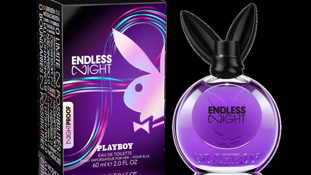 Nowy, utrzymujący się przez całą noc zapach od Playboy Fragrances. Zero ograniczeń, nieskończoność możliwości.