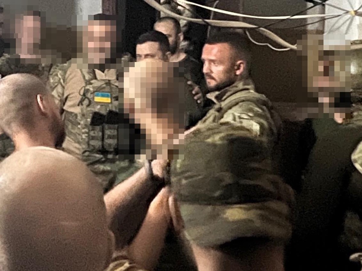 Wołodymyr Zełenski podczas wizyty w Lisiczańsku