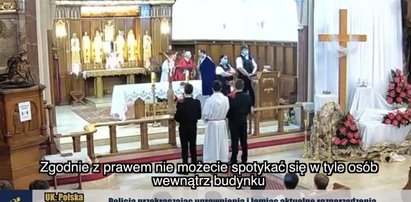 Policjanci wyrzucili Polaków z kościoła. Teraz wyrażają ubolewanie