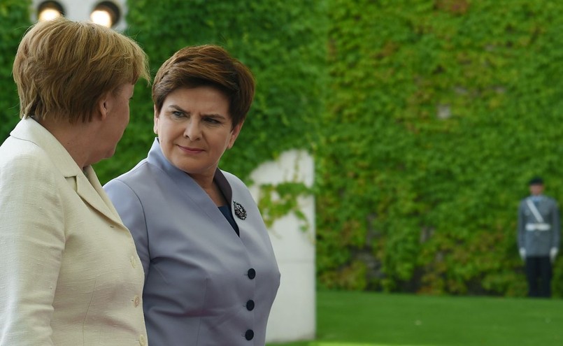 Premier Beata Szydło u kanclerz Angeli Merkel