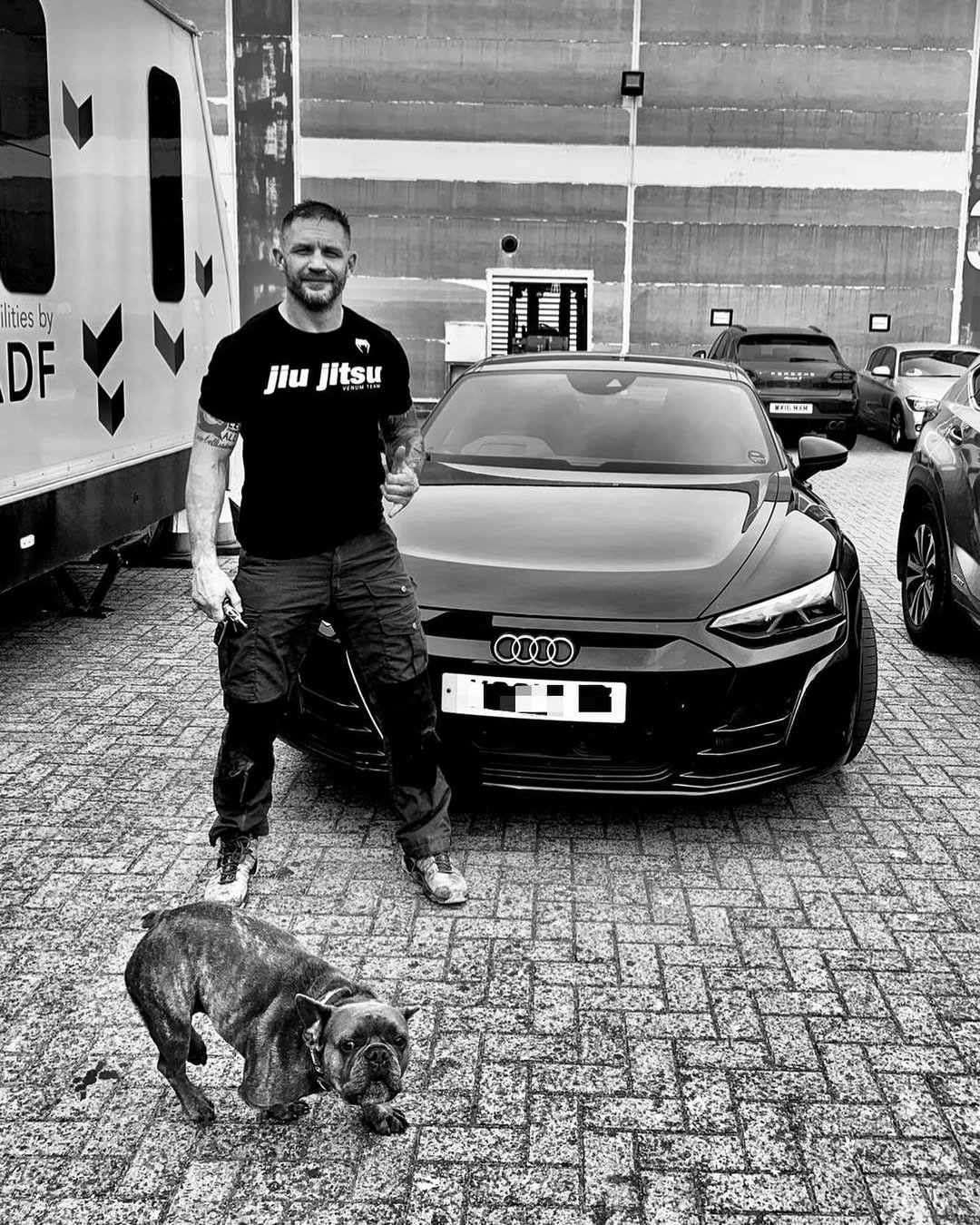 Herec Tom Hardy. 