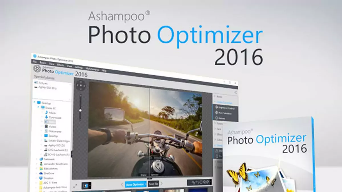 Ashampoo Photo Optimizer 2016 - automatyczne poprawianie zdjęć cyfrowych za darmo!