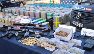 zaplenjen kokain vrijedan 130 miliona evra