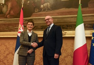 Ana Brnabić i Lorenco Fontana