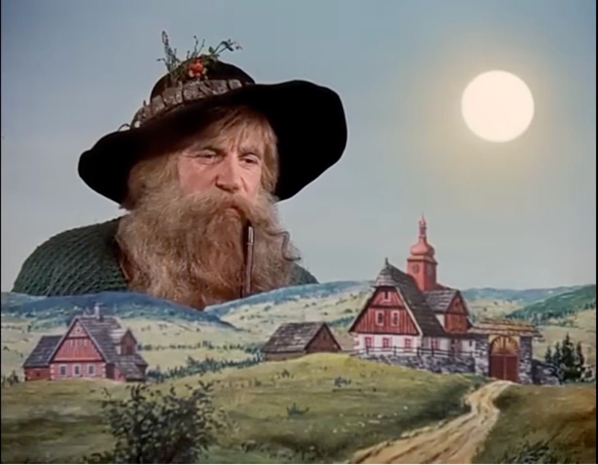 František Peterka v rozprávke Krkonošské pohádky.