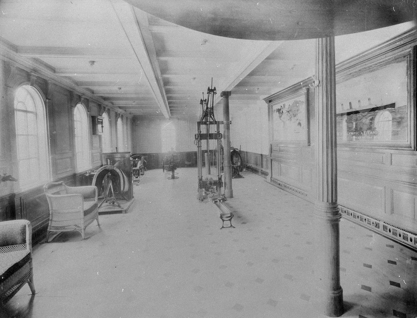 Teretana je imala sve moderne sprave za to vreme