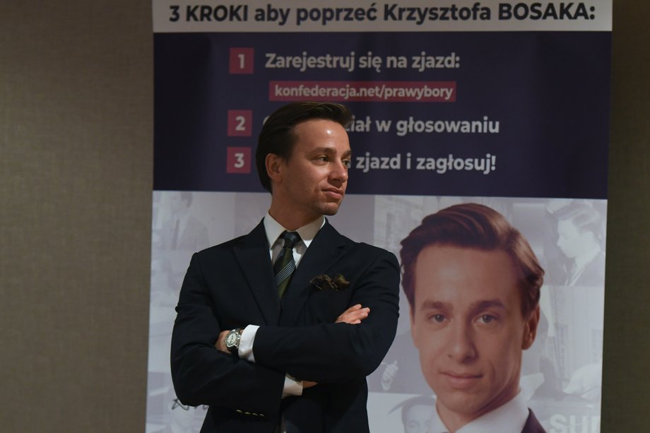 Krzysztof Bosak, kandydat Konfederacji