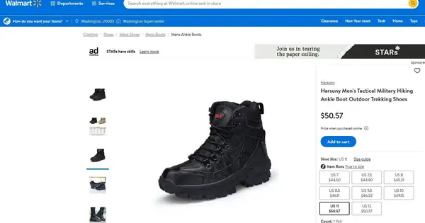 Walmart shop outdoor shoes