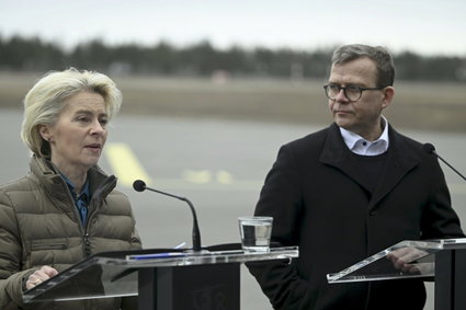 Ursula von der Leyen odwiedziła granicę fińsko-rosyjską. Była duża potrzeba