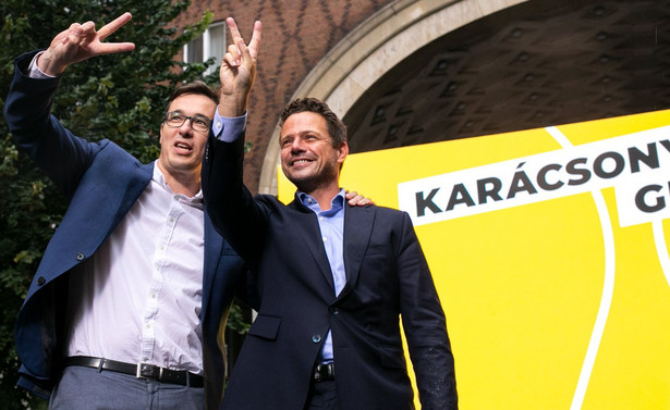 Rafał Trzaskowski i Gergely Karácsony