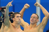 Michael Phelps i Caleb Dressel