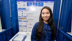 Grace Sun took home the Regeneron International Science and Engineering Fair's biggest prize for her work on OECT.Society for Science