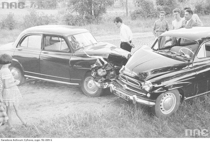 WYPADKI DROGOWE W STYLU RETRO