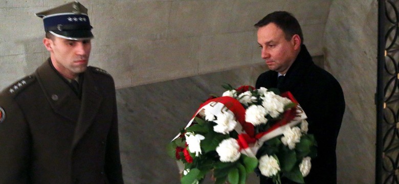 Prezydent Duda przed pomnikiem Grudnia'70: Komunistycznych bandytów w III RP nazywano ludźmi honoru, wstyd!