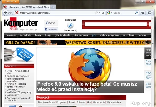 Proszę państwa, informacja jest już oficjalna: Firefox stał się najpopularniejszą przeglądarką w Europie. Internet Explorer musi zadowolić się drugim miejscem...