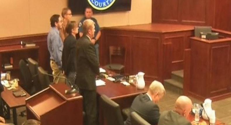 Father of Colorado movie gunman pleads with jury for his life