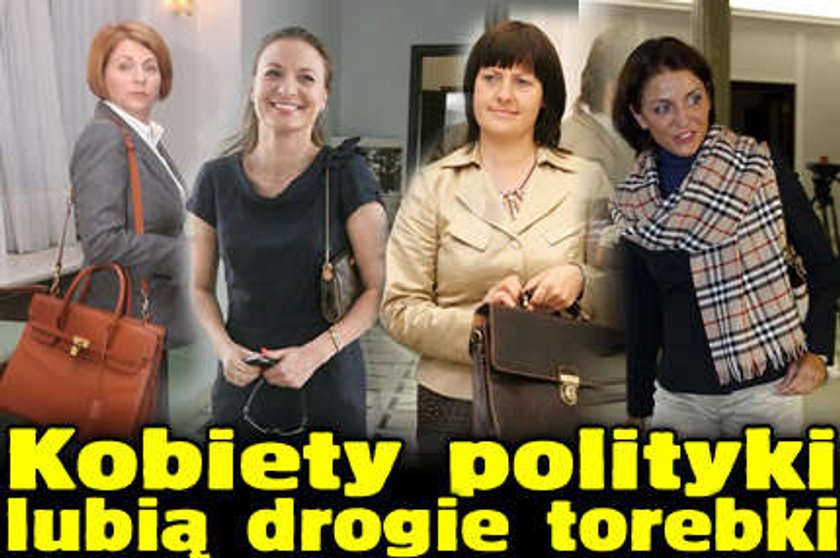 Kobiety polityki lubią drogie torebki