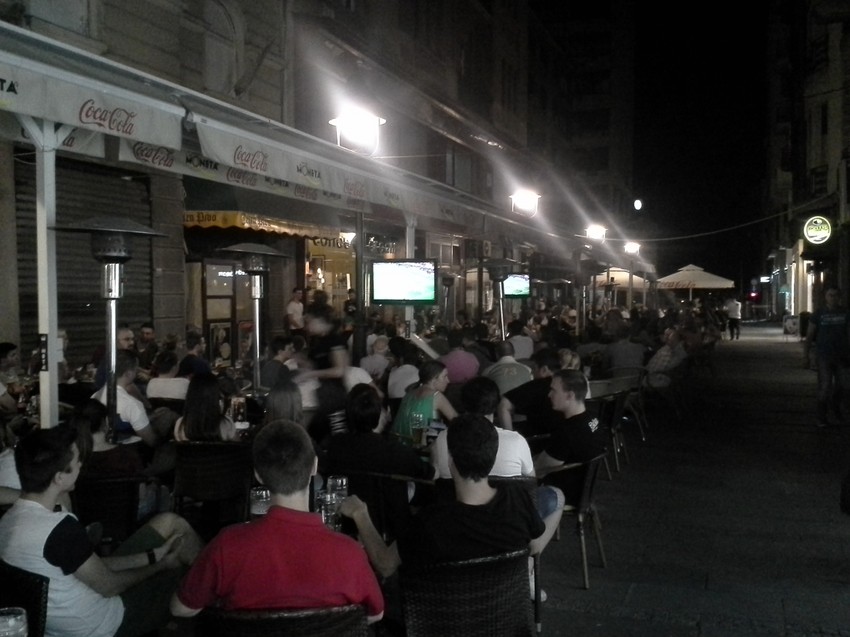 Fudbalski bioskop na otvorenom