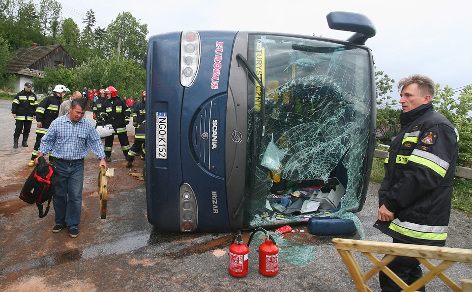 FALSZTYN AUTOBUSY WYPADEK