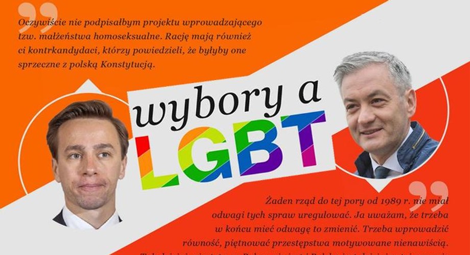 Wybory 2020: co kandydaci na prezydenta obiecują osobom LGBT [INFOGRAFIKA]