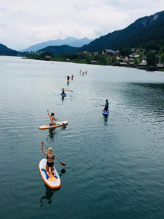 Stand Up Paddling na Jeziorze Weissensee