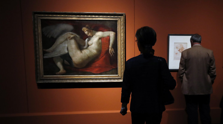 Ezt a címet kapta a Michelangelo rajzművészetét bemutató kiállítás /Fotó: MTI/ Illyés Tibor 