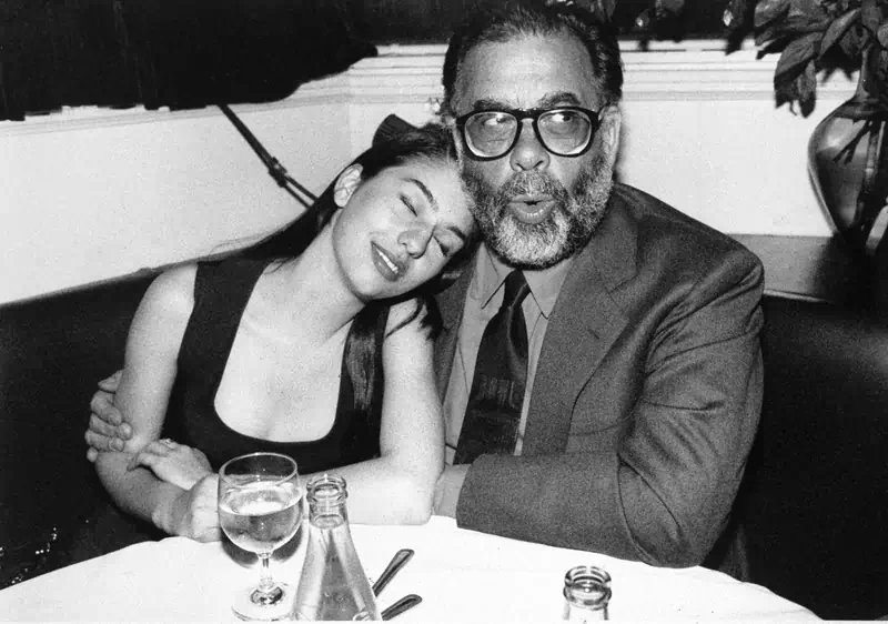 Francis Ford Coppola i córka Sofia Coppola na przyjęciu filmu „The Godfather: Part III” (Zdjęcie: Richard Corkery / NY Daily News Archive via Getty Images)