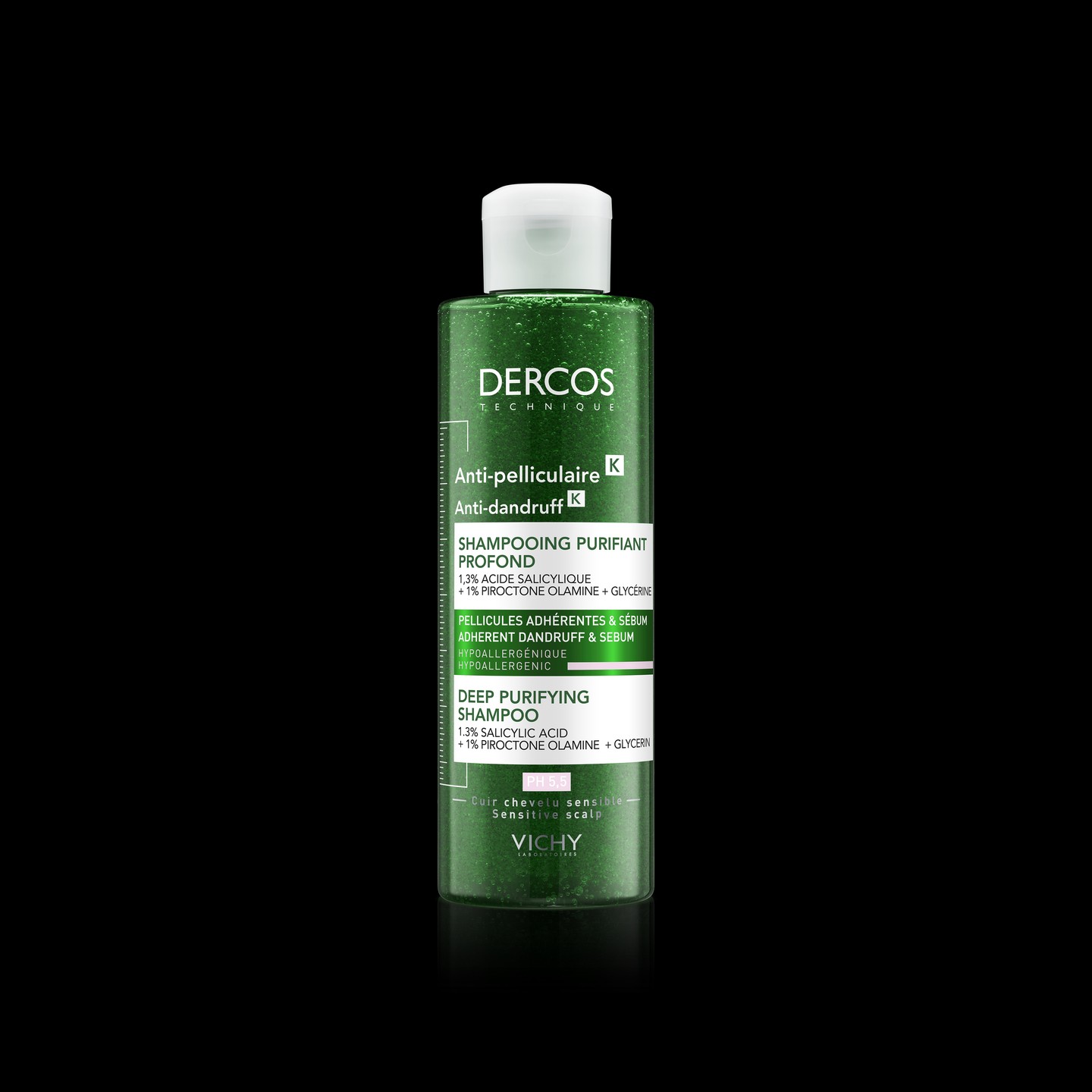 DERCOS K korpásodás elleni sampon hámlasztó hatással VICHY 4699 Ft/250 ml