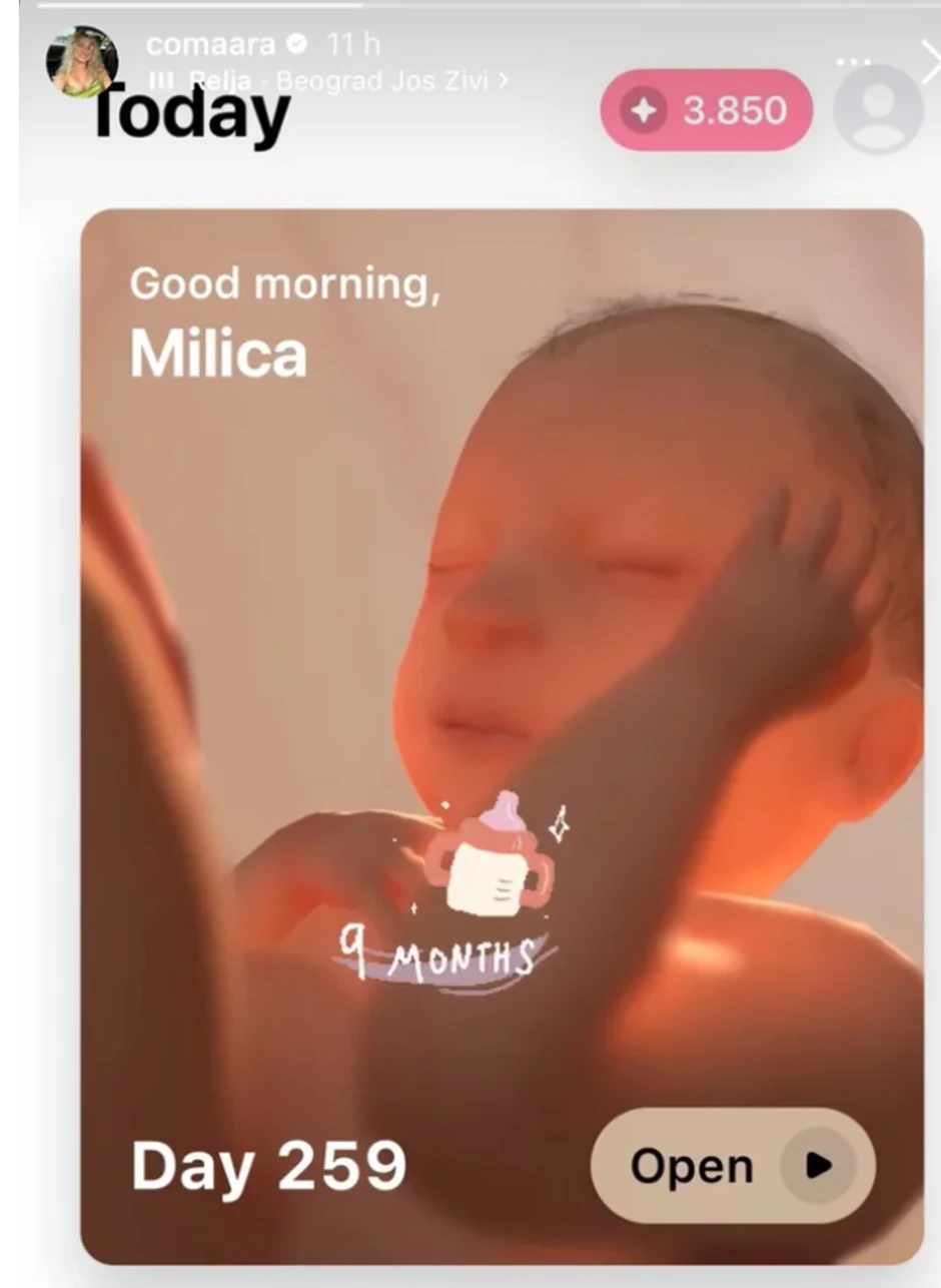 Milica Veličković objava