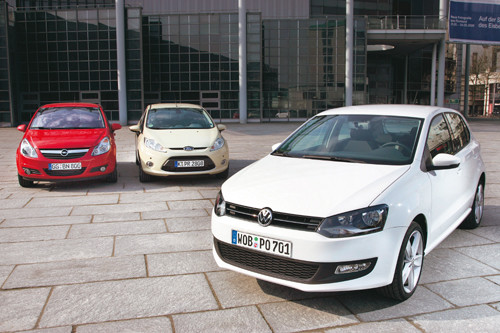 Volkswagen Polo kontra Ford Fiesta i Opel Corsa: Pojedynek małych gigantów