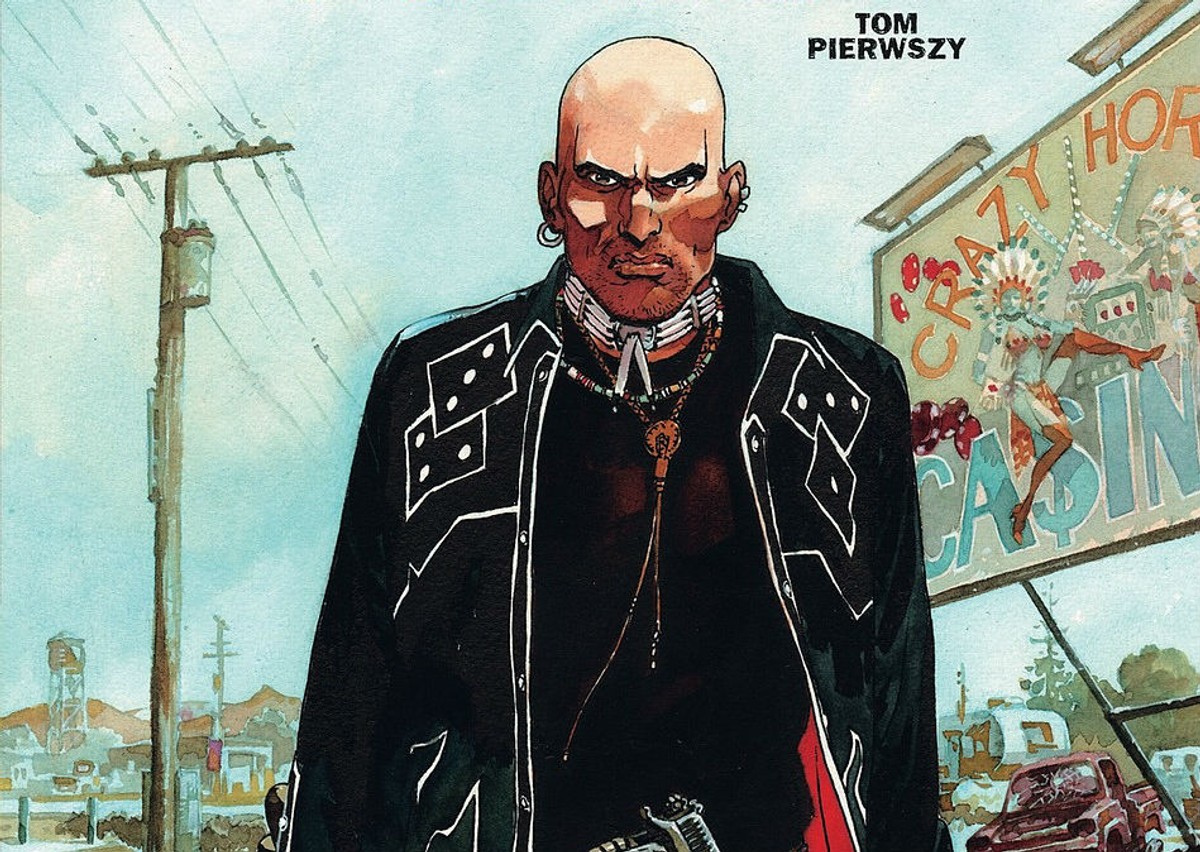 Skalp, tom 1 | scenariusz: Jason Aaron, ilustracje: R.M. Guéra | przeł. Krzysztof Uliszewski | Egmont Polska 2016
