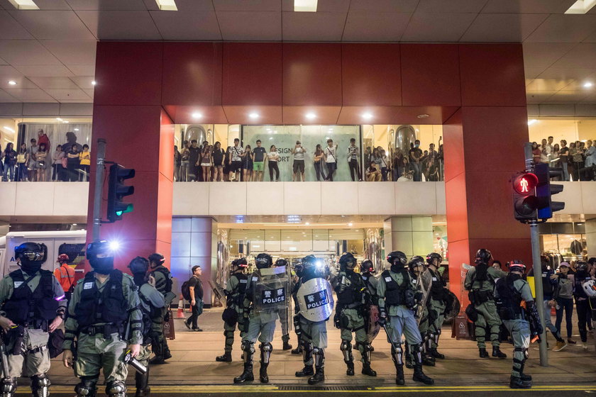 A view of the scene where Andrew Chiu Ka Yin, District Councillor of Taikoo Shing West, was injured 